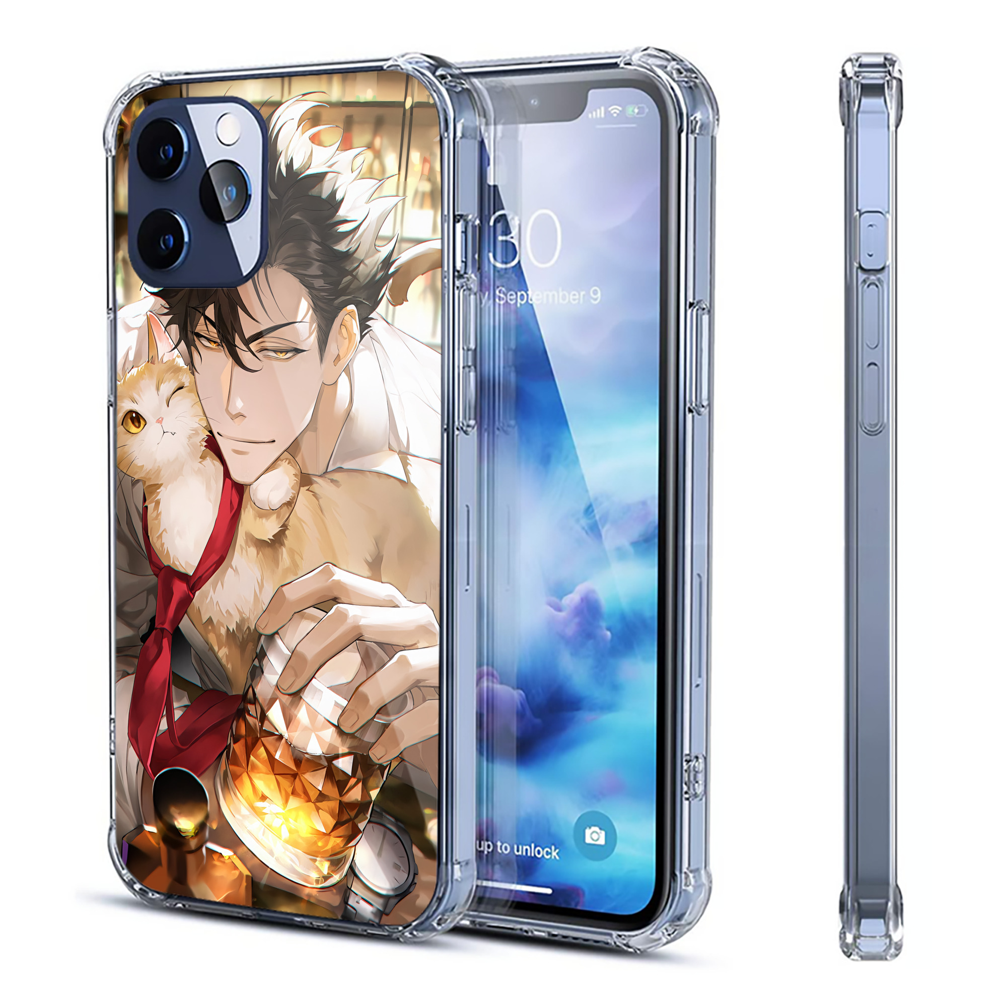 （画像用） ハイキュー!! Haikyu!! 【iPhone 12シリーズ対応】透明スマホケース（クリアソフトケース）